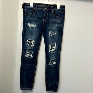 American Eagle Outfitters super stretch low jegging